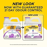 Tidy Cats LightWeight with Glade Clean Blossoms, Clumping Cat Litter 2.72 kg, 2.72 kg