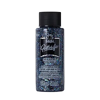 FolkArt Glitterific Acrylic Paint 2 oz, Black Opal, FolkArt Glitterific Paint