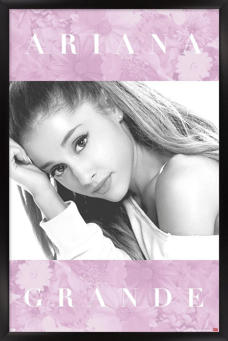 Ariana Grande - Floral Wall Poster, 14.725" x 22.375"