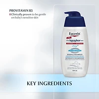 Aquaphor Baby Wash & Shampoo, Tear Free, Fragrance Free, 500mL