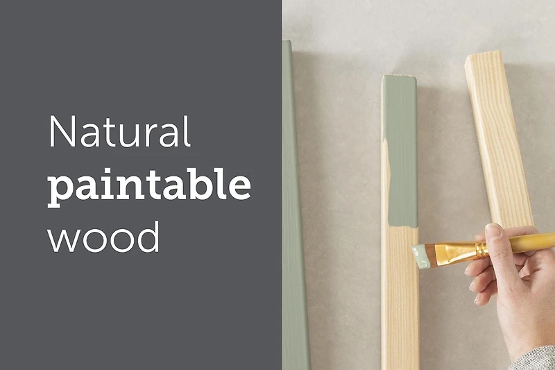 South Shore Sweedi Table de chevet 1 tiroir en bois massif-Bois naturel