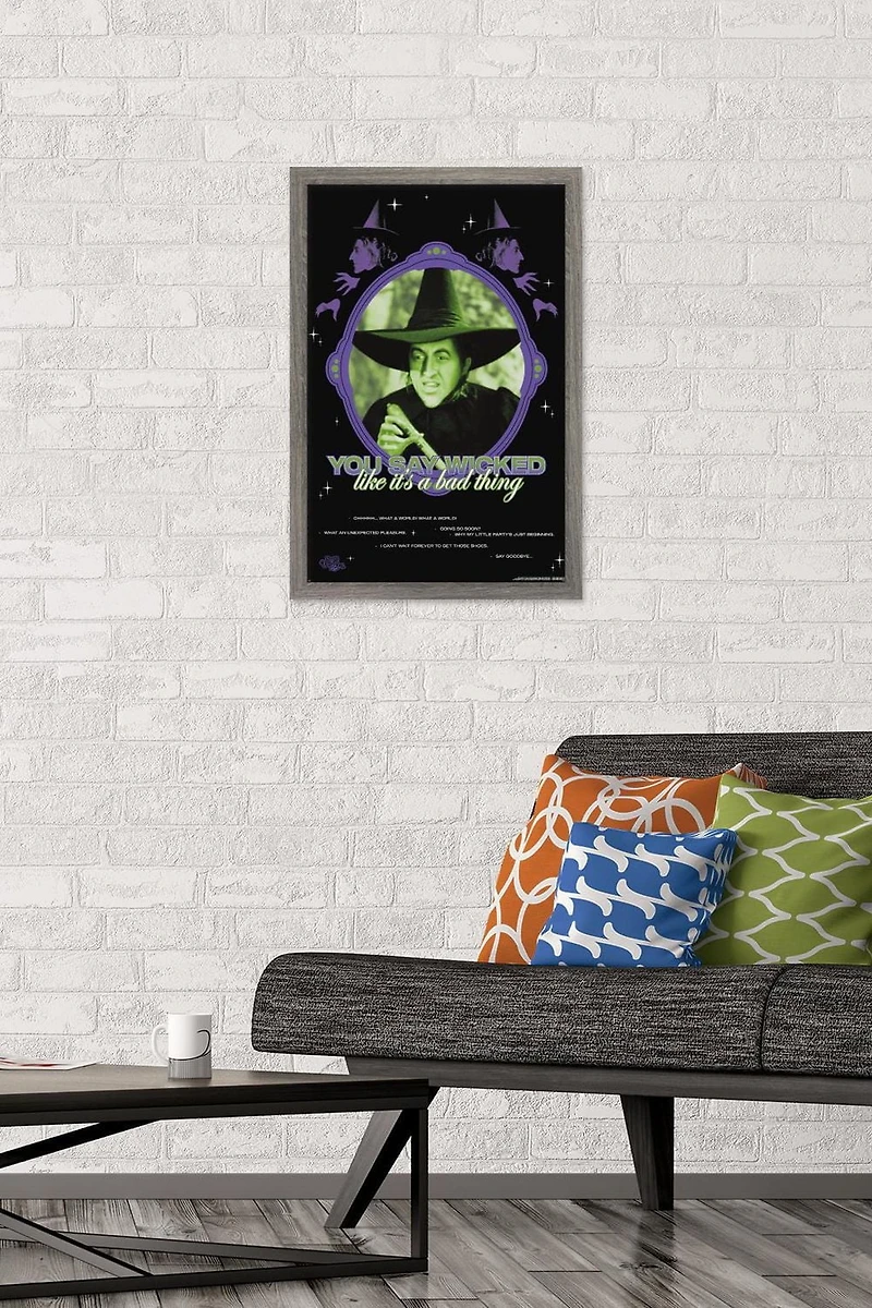 The Wizard Of Oz - You Say Wicked Wall Poster