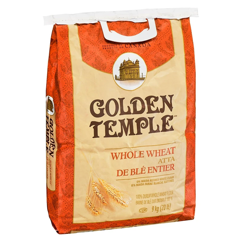 Golden Temple farine atta de blé entier 9kg