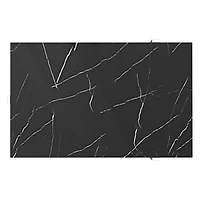 Table de Basse Rectangulaire Contemporaine en Métal et Verre - Or