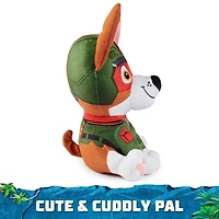 PAW Patrol Jungle Pups, Peluche Tracker de 20,3 cm, animal en peluche pour les garçons et les filles à partir de 3 ans