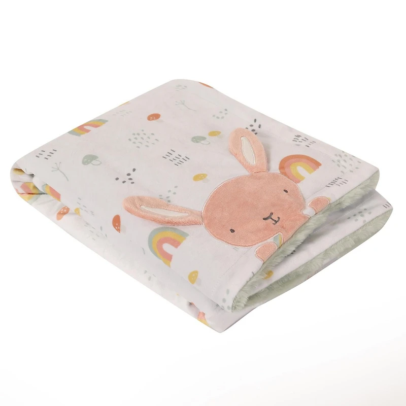 George Baby Plush Reversible Faux Fur Blanket, Baby blanket
