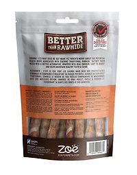 Zoe Better Than Rawhide Twists, Peanut Butter, 148 g, 148g / 12 Twists