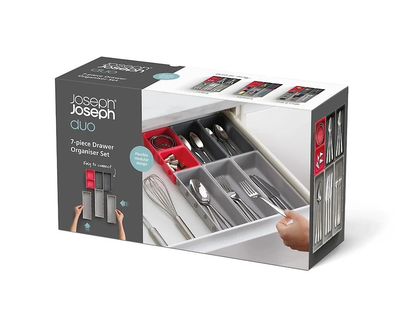 Joseph Joseph DUO Ensemble 7mcx Organisateur de Tiroirs