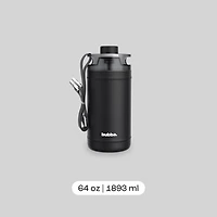 Cruche d’eau bubba, acier inoxydable isotherme, bouteille d'eau de 1,89 L (64 oz) – réutilisable, sans BPA, sans plomb