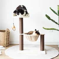 Catry Nirvana Small Cat Tower with Hammock & Scratcher
