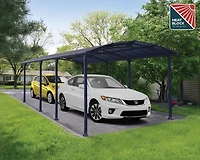 CANOPIA by PALRAM Arcadia 12 ft. x 28 ft. Grey Carport