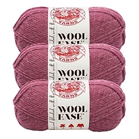 Lion Brand Wool-Ease® Yarn #4 Medium/Worsted Acrylic/Wool yarn, 85g/ 180m, 3-CT