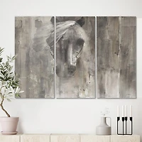 Designart Cheval de ferme Art mural sur toile