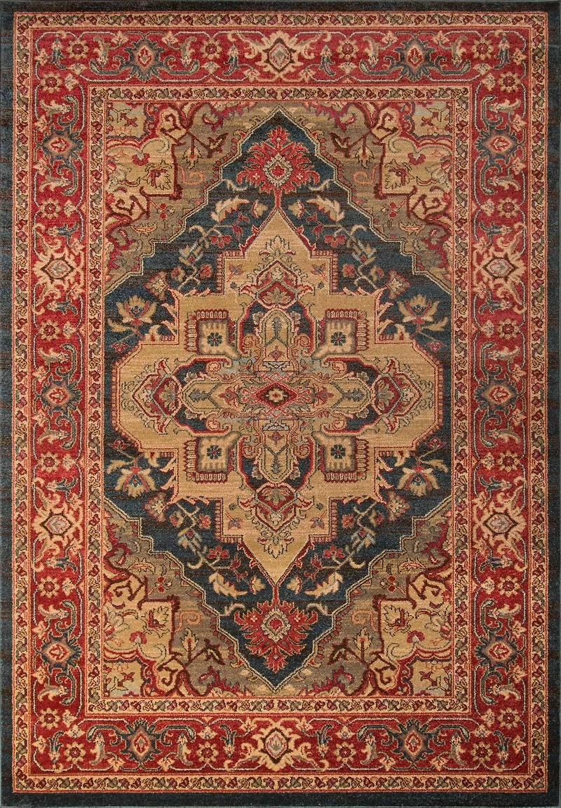 ECARPET Lux Traditional Area Rug for Living Room, Bedroom, Dining Entrance, Hallway and More.
