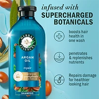 Herbal Essences Argan Oil Paraben Free Shampoo, Hair Repair, with Certified Camellia Oil and Aloe Vera, For All Hair Types, Especially Damaged Hair, 400ML
