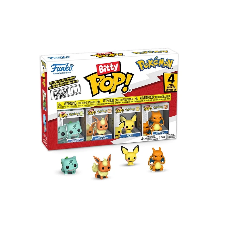 Bitty POP: Pokemon- Bulbasaur 4PK