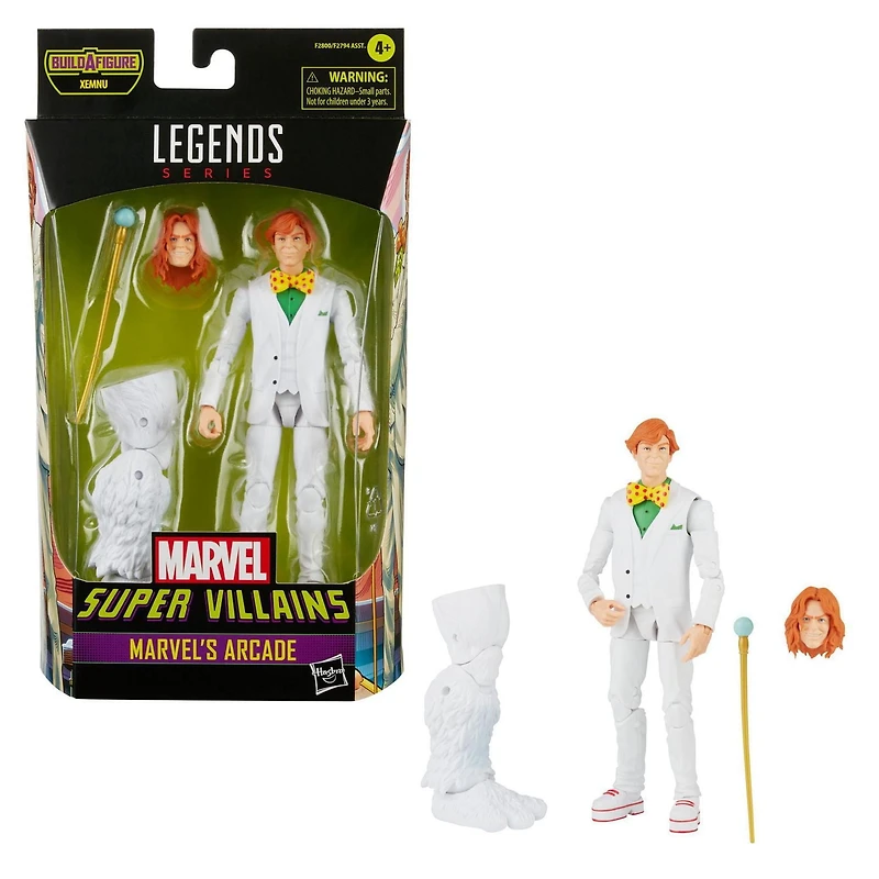 Hasbro Marvel Legends Series 6-inch Collectible Marvel's Arcade Action Figure and 2 Accessories