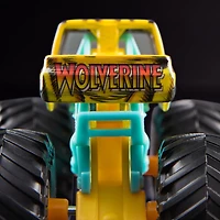 Monster Jam, Marvel Official Wolverine Monster Truck, Die-Cast Vehicle, 1:64 Scale, Super Hero Kids Toys for Boys Ages 3 and up
