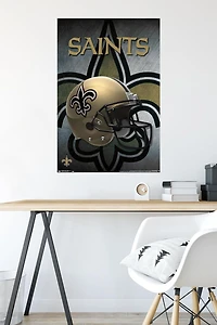 NFL New Orleans Saints - Helmet 16 Wall Poster, 22.375" x 34"