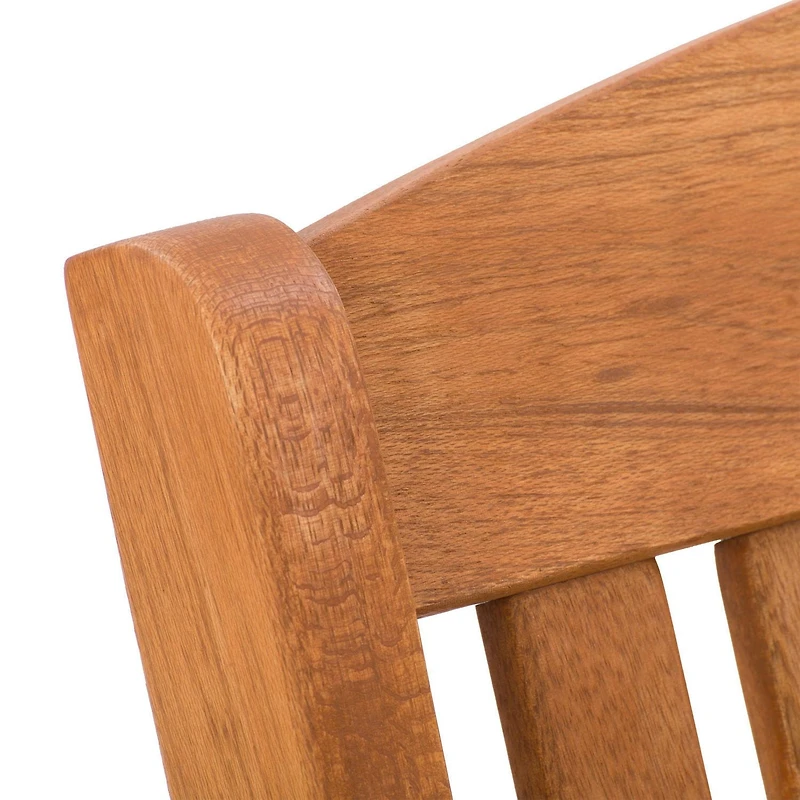 Fauteuil à bascule extérieur en bois massif Miramar