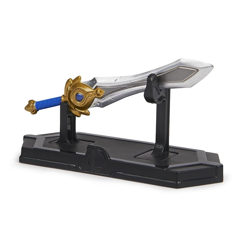 League of Legends, Official Garen’s Sword True Metal Weaponry Collectible with Display Base, First Edition Collectible Grade, Premium Details, Tabletop Size, Ages 12 and Up, Collectible Sword