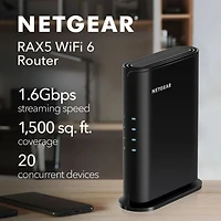 Routeur bibande Wi-Fi 6 à 4 flux AX1600 Netgear®