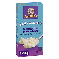 Annie'sMC Sans gluten Pâtes de riz au cheddar blanc Macaroni au fromage