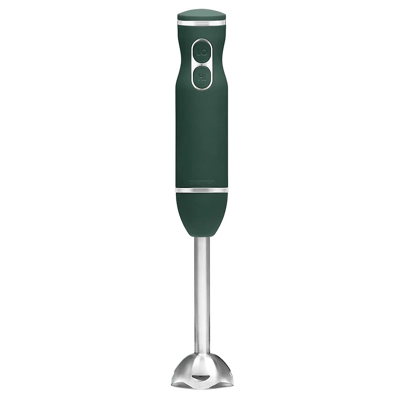 Chefman Multi-Speed Immersion Hand Blender with Stainless Steel Blades, 300W, Multi Purpose, Forest Green