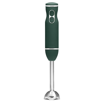 Chefman Multi-Speed Immersion Hand Blender with Stainless Steel Blades, 300W, Multi Purpose, Forest Green