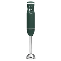 Chefman Multi-Speed Immersion Hand Blender with Stainless Steel Blades, 300W, Multi Purpose, Forest Green