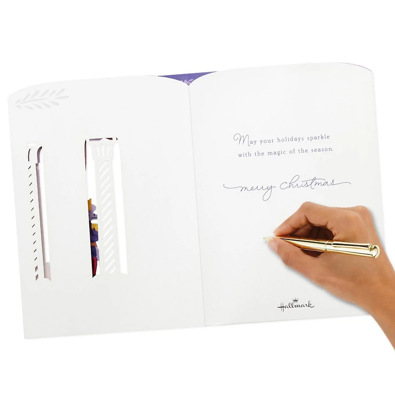 Hallmark Paper Wonder Musical 3D Pop-Up Christmas Card With Light (Nutcracker, Plays "Dance of the Sugar Plum Fairy")