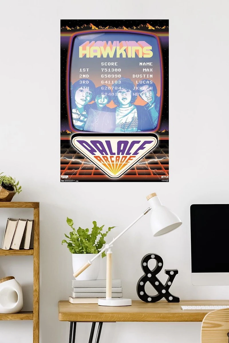 Netflix Stranger Things: Season 2 - Palace Arcade Wall Poster, 22.375" x 34"