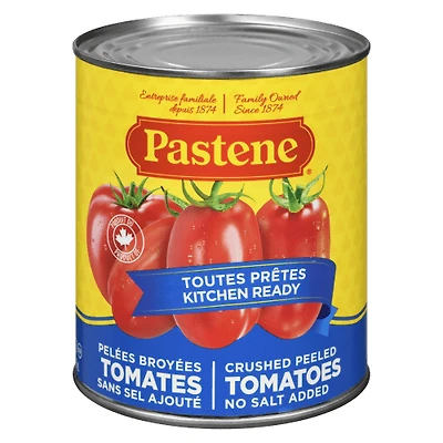 Pastene Kitchen Ready Crushed Peeled Tomatoes, 796 mL