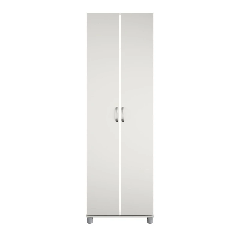 Systembuild Evolution Lory 24" Utility Storage Cabinet, White