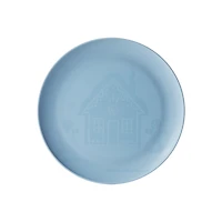 Holiday Time Blue Polypropylene Plate