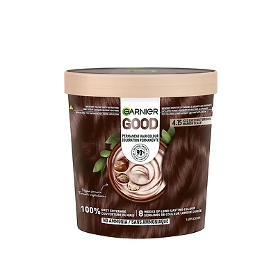 Garnier GOOD, Coloration Permanente, 100% Couverture du Gris, Sans Ammoniaque