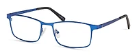 Bio Eyes Lunettes De Vue Pour Hommes, Birk, Bleu Marine, 56-18-145