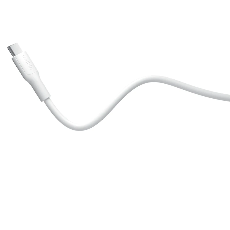 Cable BoostCharge Eco USBC vers Lightning 1 m/3,3 pi Cable souple et flexible pour charge rapide, cable chargeur Lightning pour iPhone 14 et series anterieures iPad 9e gen et AirPods BC Câble Belkin BoostCharge Eco USB-C vers Lightning (1 m/3,3 pi) - Câble souple et flexible pour charge rapide, câble chargeur Lightning pour iPhone 14 et séries antérieures, iPad 9e génération et AirPods - Blanc