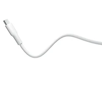 Cable BoostCharge Eco USBC vers Lightning 1 m/3,3 pi Cable souple et flexible pour charge rapide, cable chargeur Lightning pour iPhone 14 et series anterieures iPad 9e gen et AirPods BC Câble Belkin BoostCharge Eco USB-C vers Lightning (1 m/3,3 pi) - Câble souple et flexible pour charge rapide, câble chargeur Lightning pour iPhone 14 et séries antérieures, iPad 9e génération et AirPods - Blanc