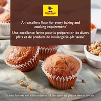 Robin Hood Whole Wheat All Purpose Flour, Made with 100% Canadian Wheat, 2.5kg, 2.5 Kg