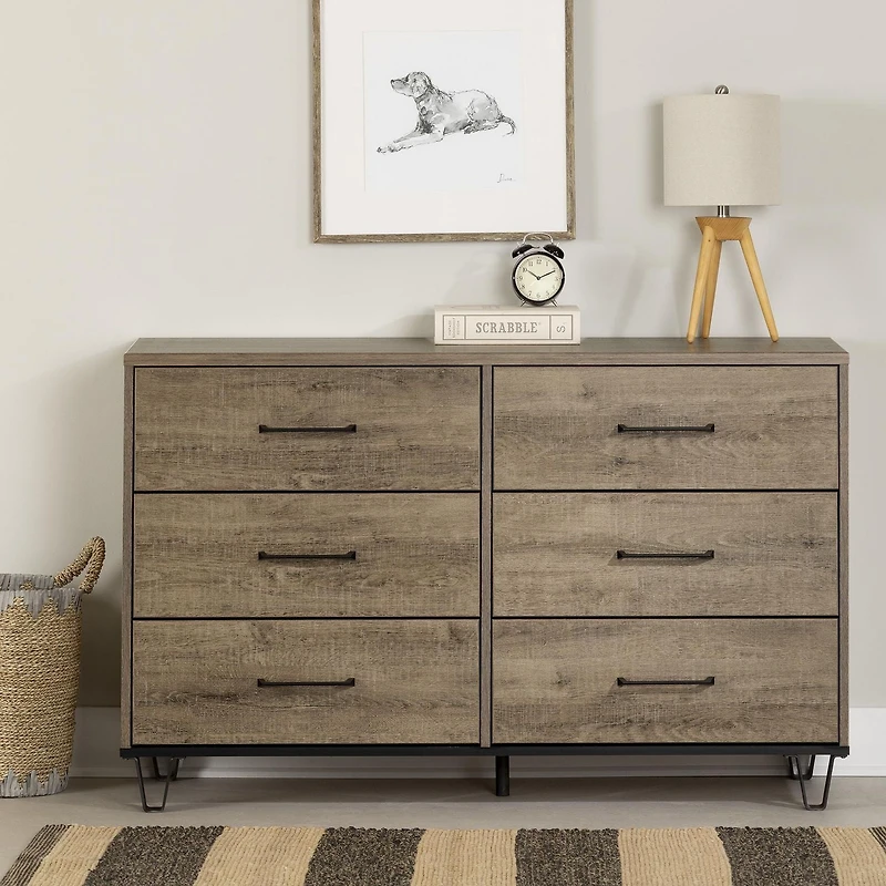 Arlen 6-Drawer Dresser