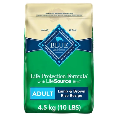BLUE Life Protection Formula Adult Lamb & Brown Rice Dry Dog Food, 2.2kg