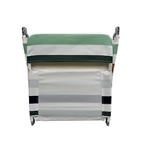 Fabric Beach Lounger,Multi stripe