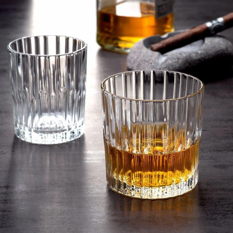 Duralex Manhattan Whiskey Tumbler, 220ml Set Of 6
