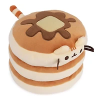 GUND, Pusheen the Cat , Peluche pile de pancakes Squisheen, Jouet en peluche pour les enfants à partir de 8 ans, marron, 15,2 cm