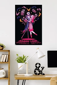 Disney Tim Burton's The Nightmare Before Christmas - Scary Love Wall Poster, 22.375" x 34"