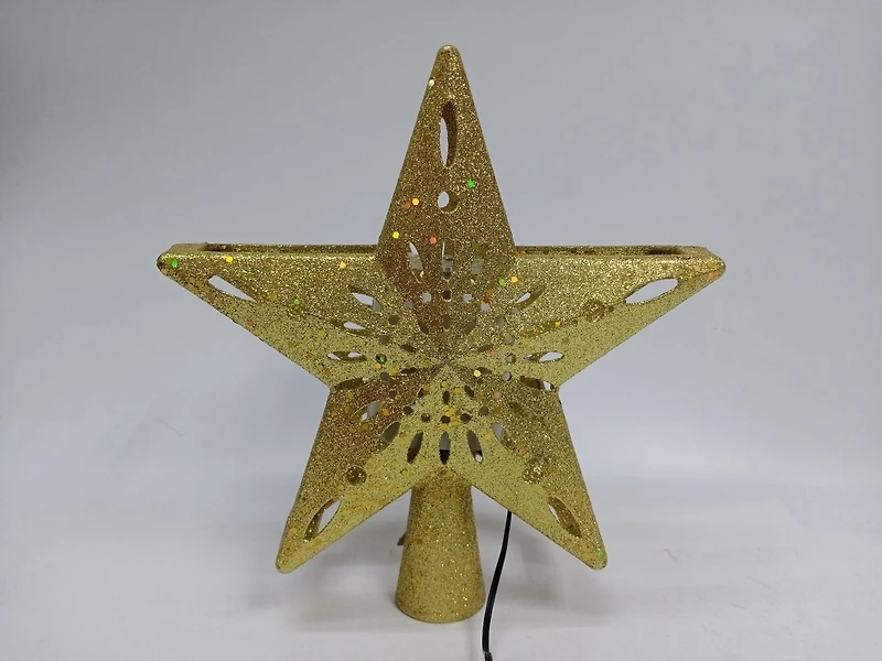 HOLIDAY TIME LED STAR TREE TOPPER