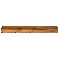 Elements Acacia Wood Mantel Gloss Finish, 60IN