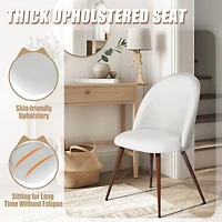 Homy Casa - Ensemble de 2 chaises rembourrées avec dossier haut et repose-pieds réglables, idéales pour les jeux, le bureau et la salle d'étude