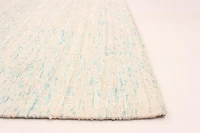 ECARPETGALLERY Tapis Fait à la Main pour Salon, Salle à Manger et Chambre à Coucher Transitionnel Collection Collage 5'1" x 8'0" en Ivoire